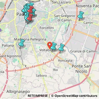 Mappa Voltabarozzo, 35127 Padova PD, Italia (3.101)