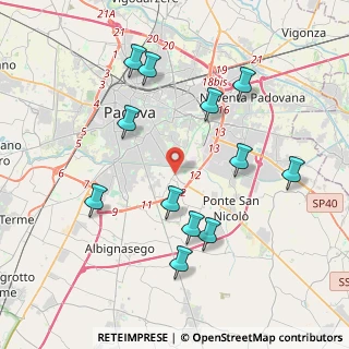 Mappa Voltabarozzo, 35127 Padova PD, Italia (4.08667)