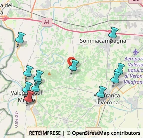 Mappa Via Pescarete, 37066 Sommacampagna VR, Italia (4.99)