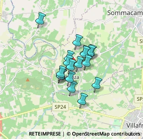 Mappa Via Pescarete, 37066 Sommacampagna VR, Italia (1.04611)