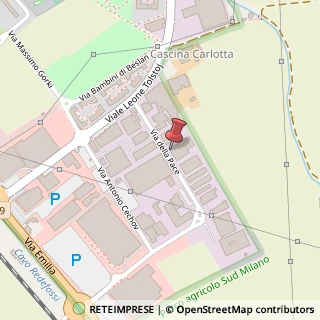 Mappa Via della Pace, 17, 20098 San Giuliano Milanese, Milano (Lombardia)