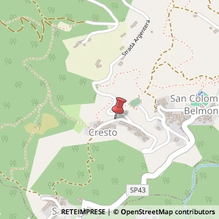 Mappa Via Frazione Cresto, 68, 10080 San Colombano Belmonte, Torino (Piemonte)