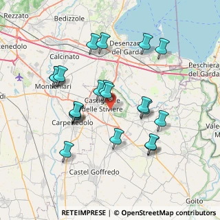 Mappa Via Giosuè Carducci, 46043 Castiglione delle Stiviere MN, Italia (7.2735)