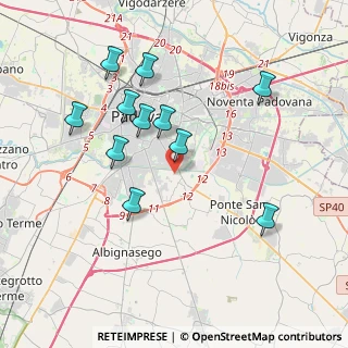 Mappa Via Bosco Rignano, 35127 Padova PD, Italia (3.74091)
