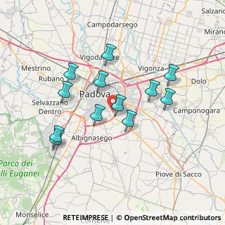 Mappa Via Muzio Attendolo, 35127 Padova PD, Italia (6.60417)