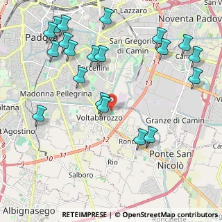 Mappa Via Muzio Attendolo, 35127 Padova PD, Italia (2.5545)