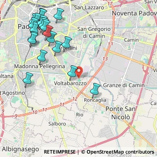 Mappa Via Muzio Attendolo, 35127 Padova PD, Italia (2.821)