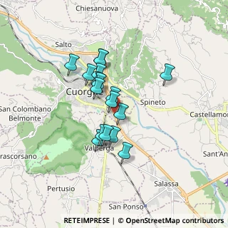 Mappa Via Salassa S.R. 460 KM. 28-362, 10082 Cuorgnè TO, Italia (1.29529)
