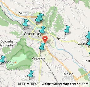 Mappa Via Salassa S.R. 460 KM. 28-362, 10082 Cuorgnè TO, Italia (2.58727)