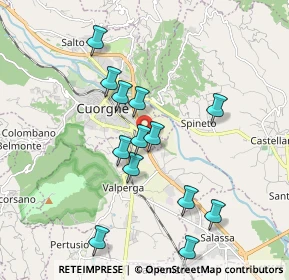 Mappa Via Salassa S.R. 460 KM. 28-362, 10082 Cuorgnè TO, Italia (1.79231)