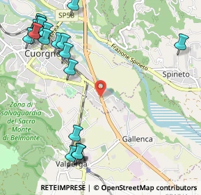 Mappa Via Salassa S.R. 460 KM. 28-362, 10082 Cuorgnè TO, Italia (1.453)