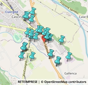 Mappa Via Salassa S.R. 460 KM. 28-362, 10082 Cuorgnè TO, Italia (0.38462)