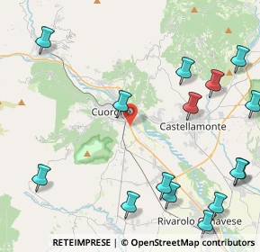 Mappa Via Salassa S.R. 460 KM. 28-362, 10082 Cuorgnè TO, Italia (6.09706)