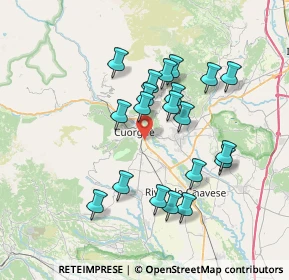 Mappa Via Salassa S.R. 460 KM. 28-362, 10082 Cuorgnè TO, Italia (6.5135)