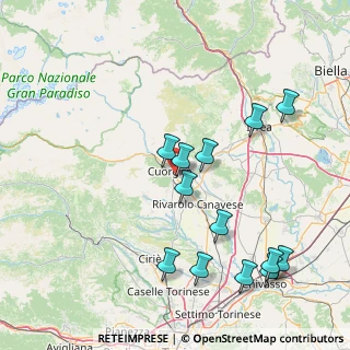 Mappa Via Salassa S.R. 460 KM. 28-362, 10082 Cuorgnè TO, Italia (17.30308)