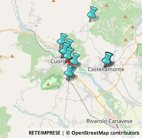 Mappa Via E. Alessandrini, 10082 Cuorgnè TO, Italia (2.2875)