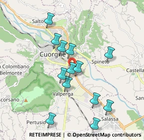 Mappa Via E. Alessandrini, 10082 Cuorgnè TO, Italia (1.78231)