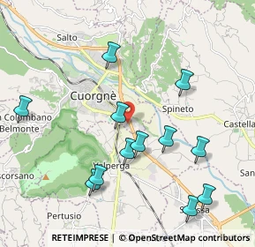 Mappa Via E. Alessandrini, 10082 Cuorgnè TO, Italia (2.12)
