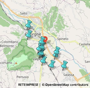 Mappa Via E. Alessandrini, 10082 Cuorgnè TO, Italia (1.50615)
