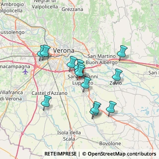 Mappa 37057 San Giovanni Lupatoto VR, Italia (6.3)