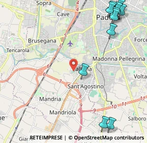 Mappa Via Adria, 35142 Padova PD, Italia (3.13545)