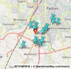 Mappa Via Adria, 35142 Padova PD, Italia (1.33143)