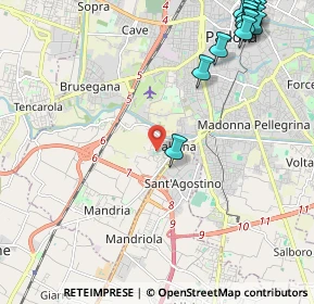 Mappa Via Adria, 35142 Padova PD, Italia (3.09538)