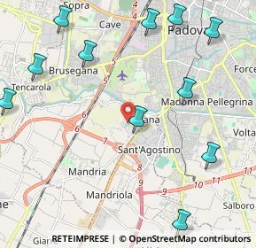 Mappa Via Adria, 35142 Padova PD, Italia (2.75818)