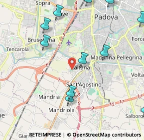 Mappa Via Adria, 35142 Padova PD, Italia (2.80417)