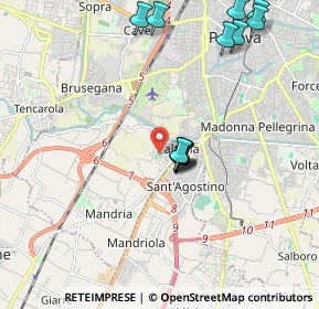 Mappa Via Adria, 35142 Padova PD, Italia (2.11417)