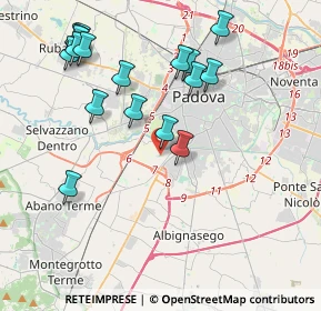 Mappa Via Adria, 35142 Padova PD, Italia (4.27118)