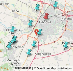 Mappa Via Adria, 35142 Padova PD, Italia (4.68231)