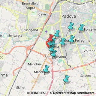 Mappa Via Adria, 35142 Padova PD, Italia (1.50833)