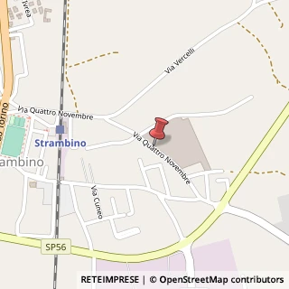 Mappa Via IV Novembre, 64, 10019 Strambino, Torino (Piemonte)