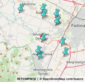 Mappa Via Amerigo Vespucci, 35030 Selvazzano Dentro PD, Italia (3.92364)
