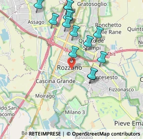 Mappa Via delle Magnolie, 20089 Rozzano MI, Italia (2.00357)