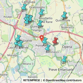 Mappa Via Ludovico Ariosto, 20089 Pontesesto MI, Italia (2.29333)