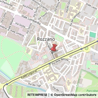 Mappa Via delle Mimose,  2, 20089 Rozzano, Milano (Lombardia)
