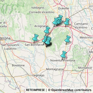 Mappa Via XXIV Maggio, 36045 Lonigo VI, Italia (8.7525)