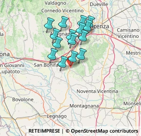 Mappa Via XXIV Maggio, 36045 Lonigo VI, Italia (11.37867)