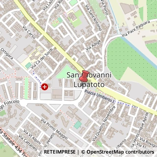 Mappa Piazza Umberto I, 32, 37057 San Giovanni Lupatoto, Verona (Veneto)
