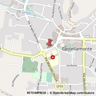 Mappa Via caneva 1, 10081 Castellamonte, Torino (Piemonte)