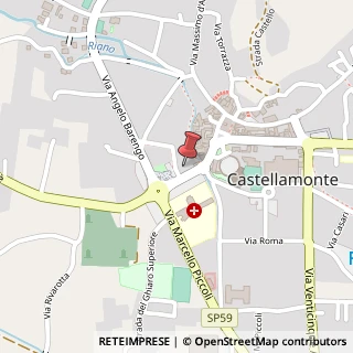 Mappa Via Caneva, 1, 10081 Castellamonte, Torino (Piemonte)