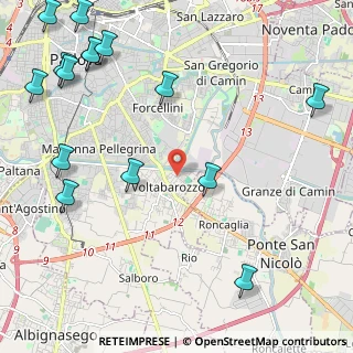 Mappa Via Antonio Zacco, 35127 Padova PD, Italia (3.10933)