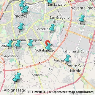 Mappa Via Antonio Zacco, 35127 Padova PD, Italia (3.03214)