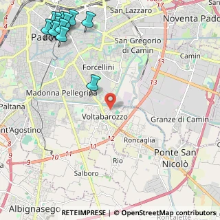 Mappa Via Antonio Zacco, 35127 Padova PD, Italia (3.2825)