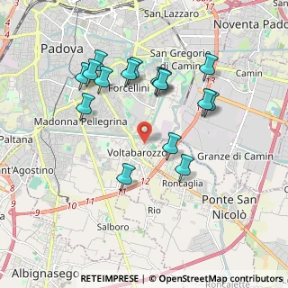 Mappa Via Antonio Zacco, 35127 Padova PD, Italia (1.85563)