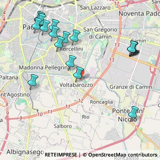 Mappa Via Antonio Zacco, 35127 Padova PD, Italia (2.718)
