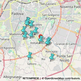 Mappa Via Antonio Zacco, 35127 Padova PD, Italia (1.61692)
