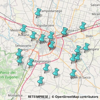 Mappa Via Antonio Zacco, 35127 Padova PD, Italia (8.912)